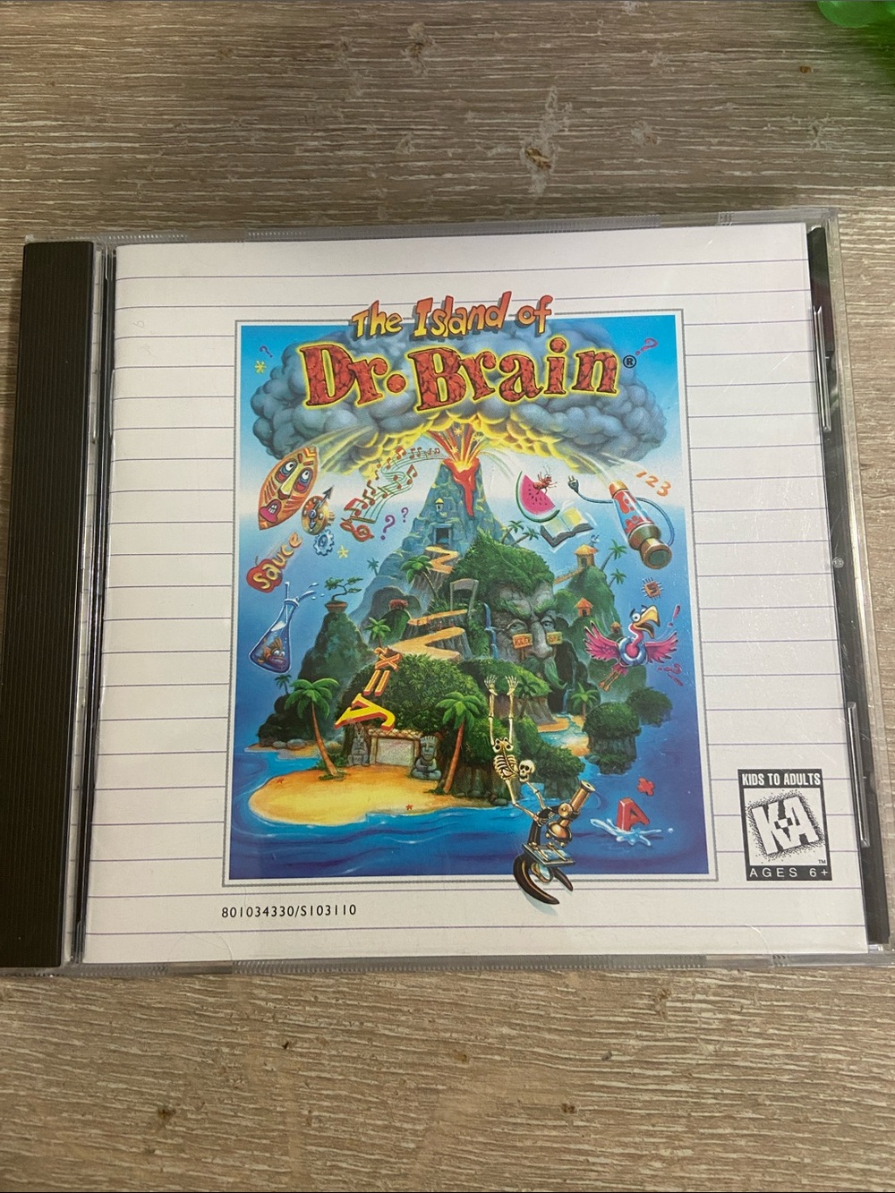 1996 Sierra Originals THE ISLAND OF DR. BRAIN Jewel Case CD-ROM PC Game